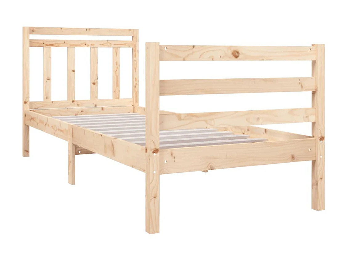 Bedframe massief hout 75x190 cm NL84337