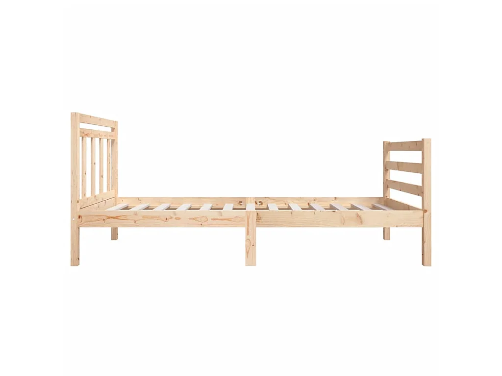 Bedframe massief hout 75x190 cm NL84337