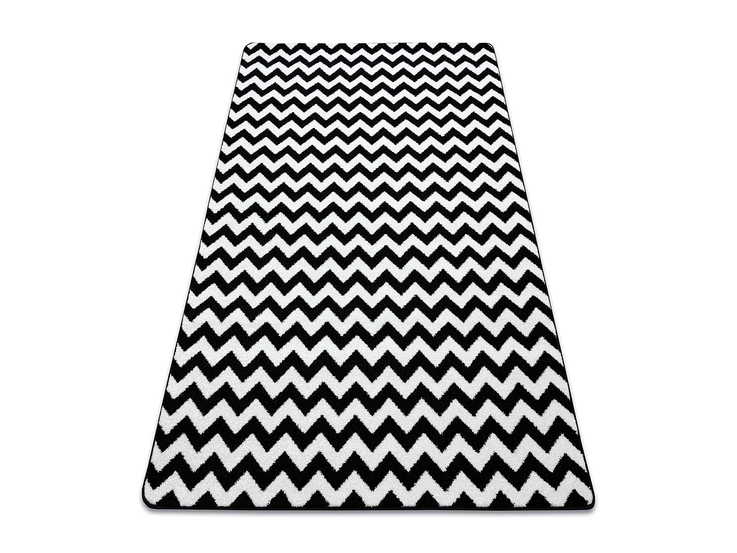 Tapis SKETCH - F561 crème et blanc - Zigzag 120x170 cm