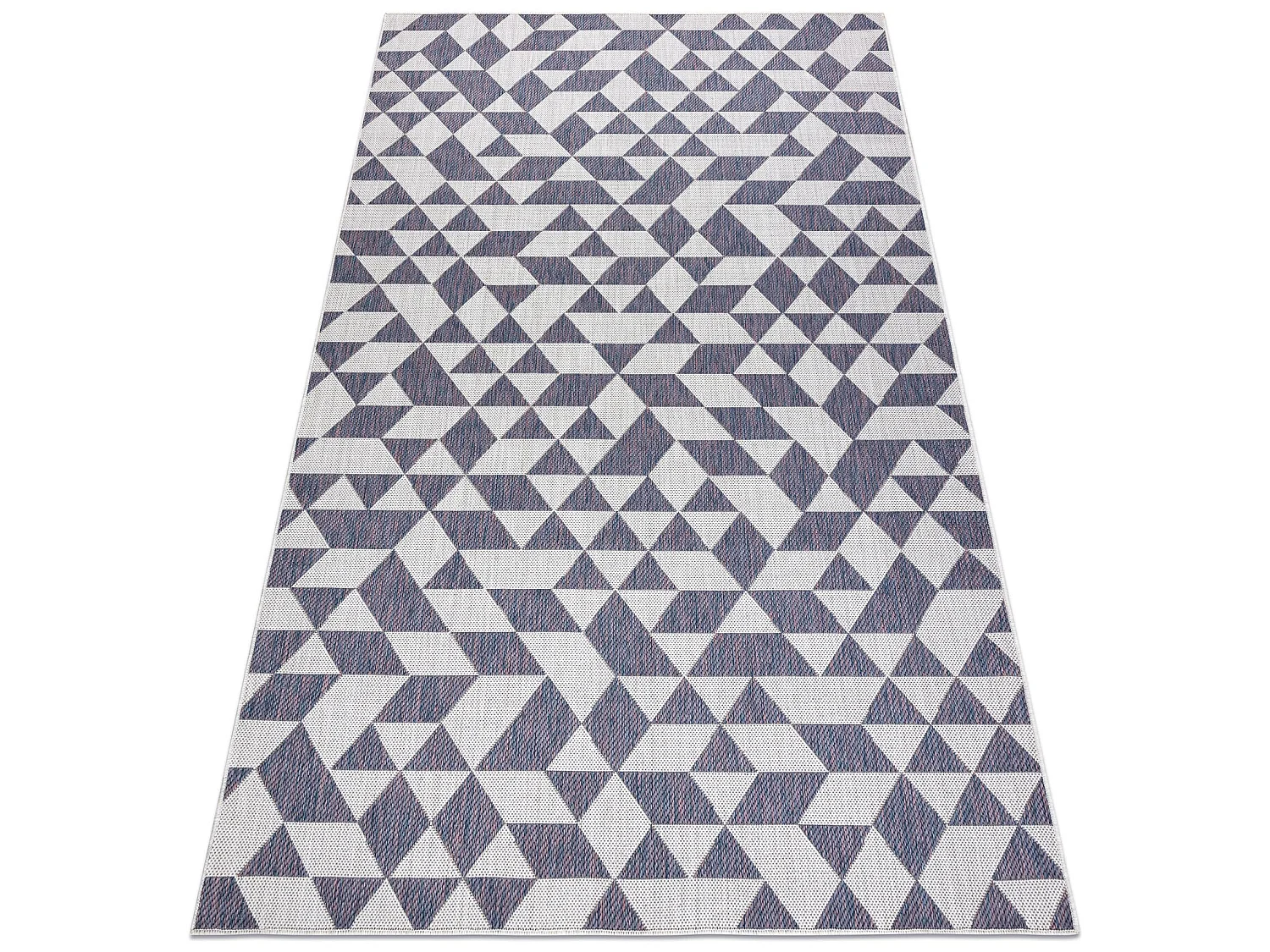 Sisal tapijt SISAL SION Geometrisch, Drieho 22373 plat te weven ecru / 140x190 cm