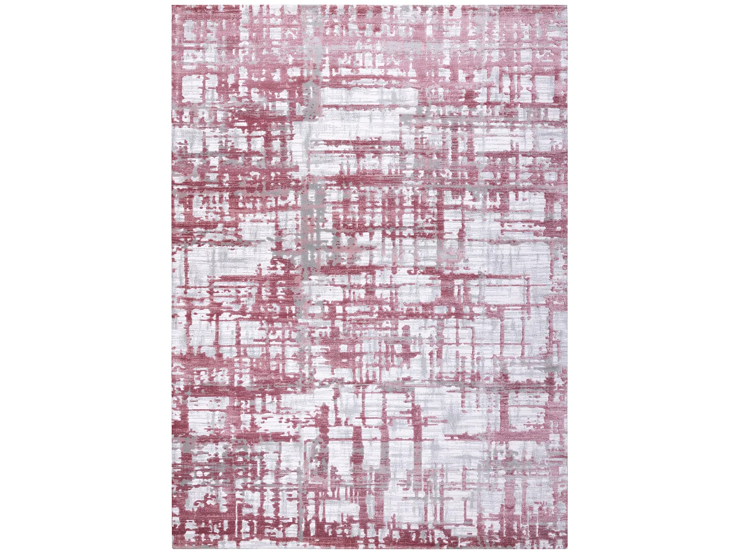 Tapis ACRYLIQUE DIZAYN 122 rose clair / gris clair 160x230 cm