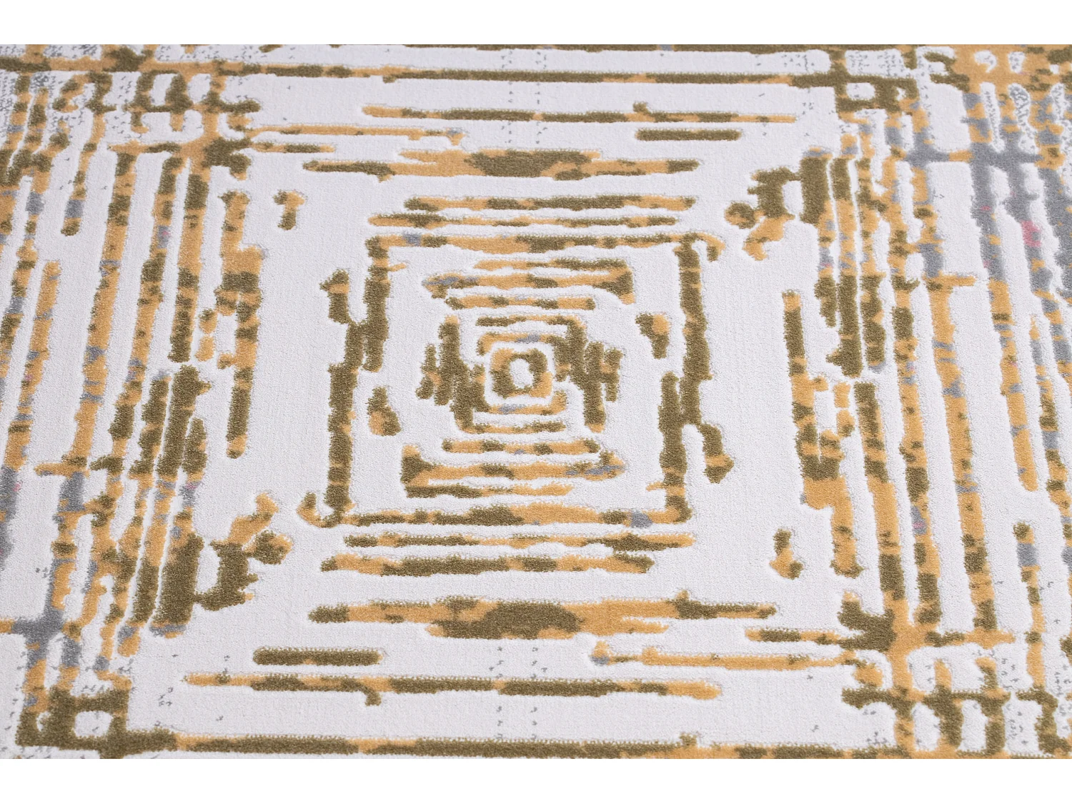 Tapijt ACRYL USKUP Abstractie 353 ivoor / Geel 160x230 cm