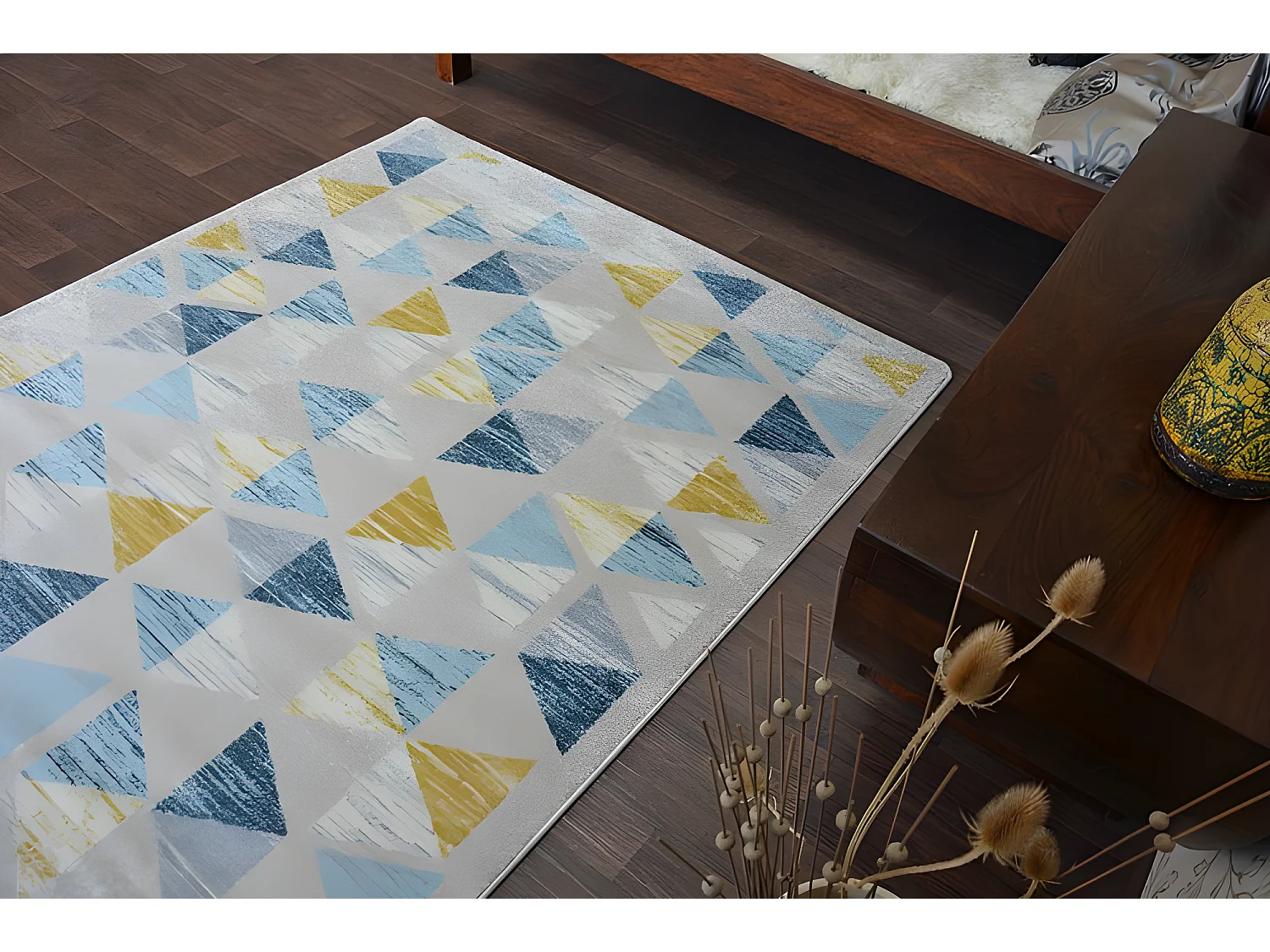 Tapijt NORDIC CANVAS Geel G4575 140x190 cm