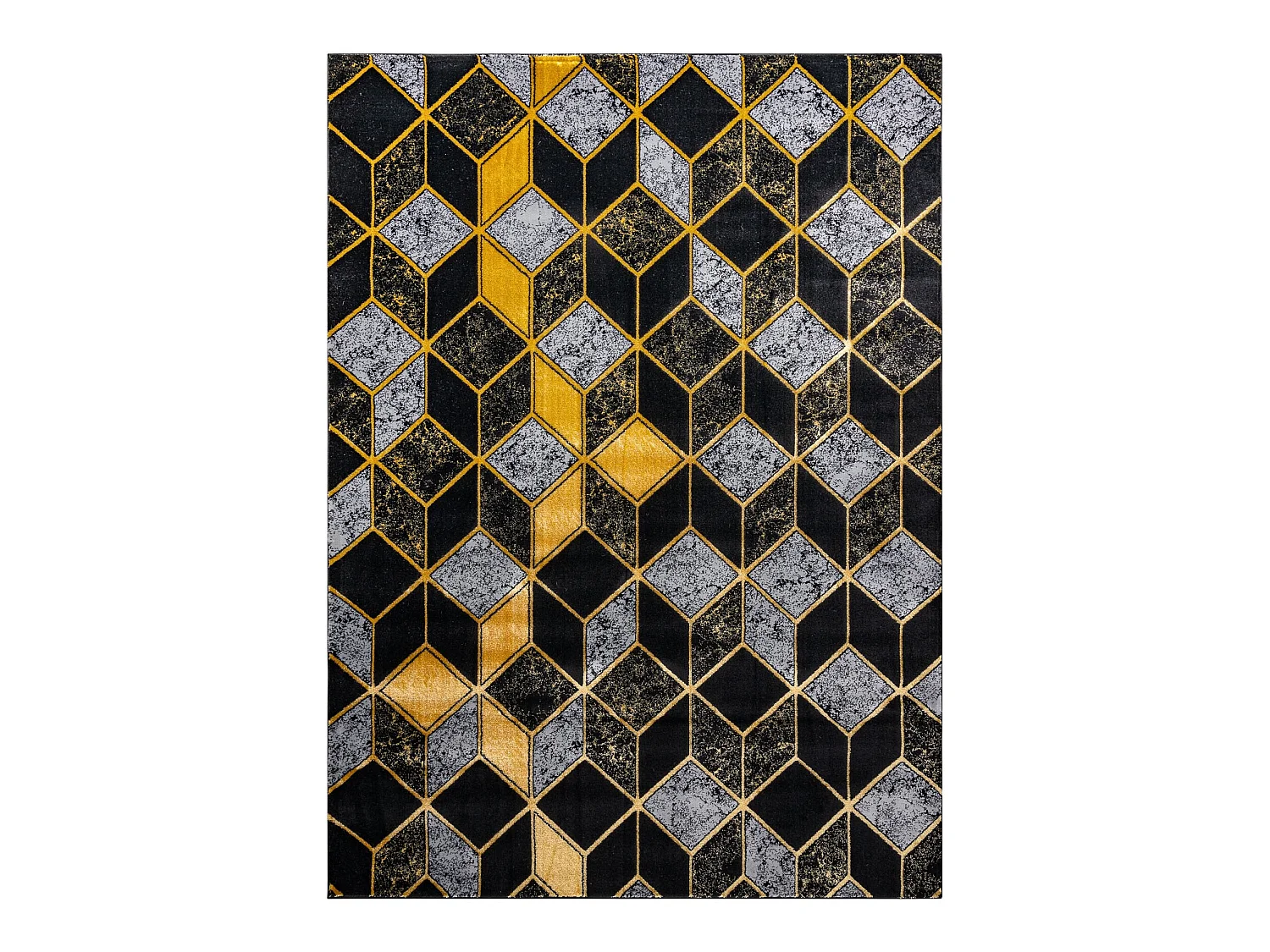 Tapis GLOSS moderne  400B 86 élégant, glamour, art deco, 3D géomét 140x190 cm