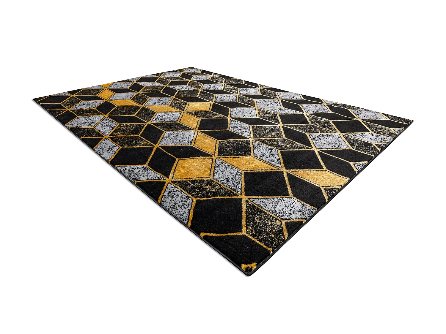 Tapis GLOSS moderne  400B 86 élégant, glamour, art deco, 3D géomét 140x190 cm