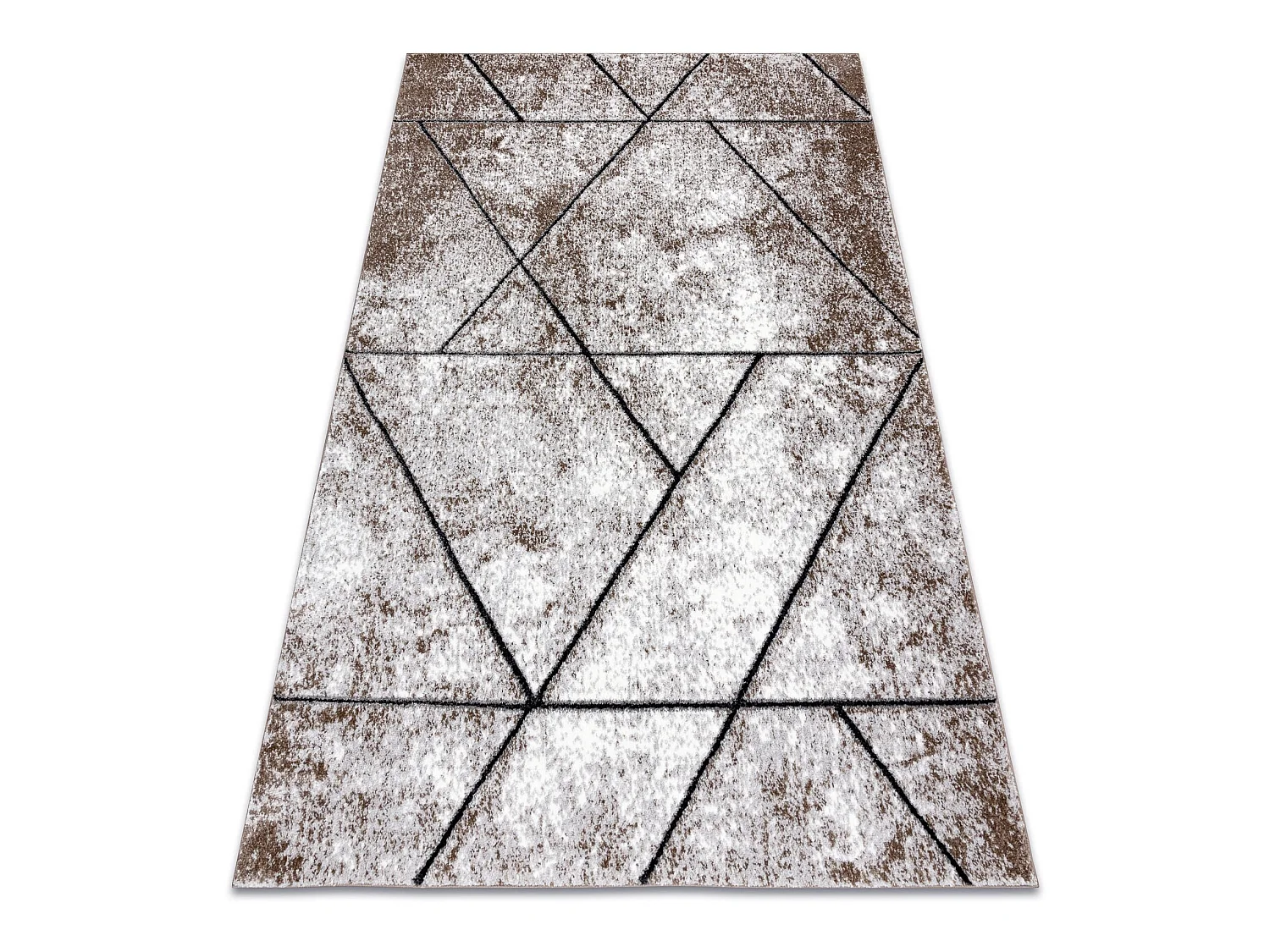 Tapis moderne COZY 8872 Wall, géométrique, triangles - Structural de 80x150 cm