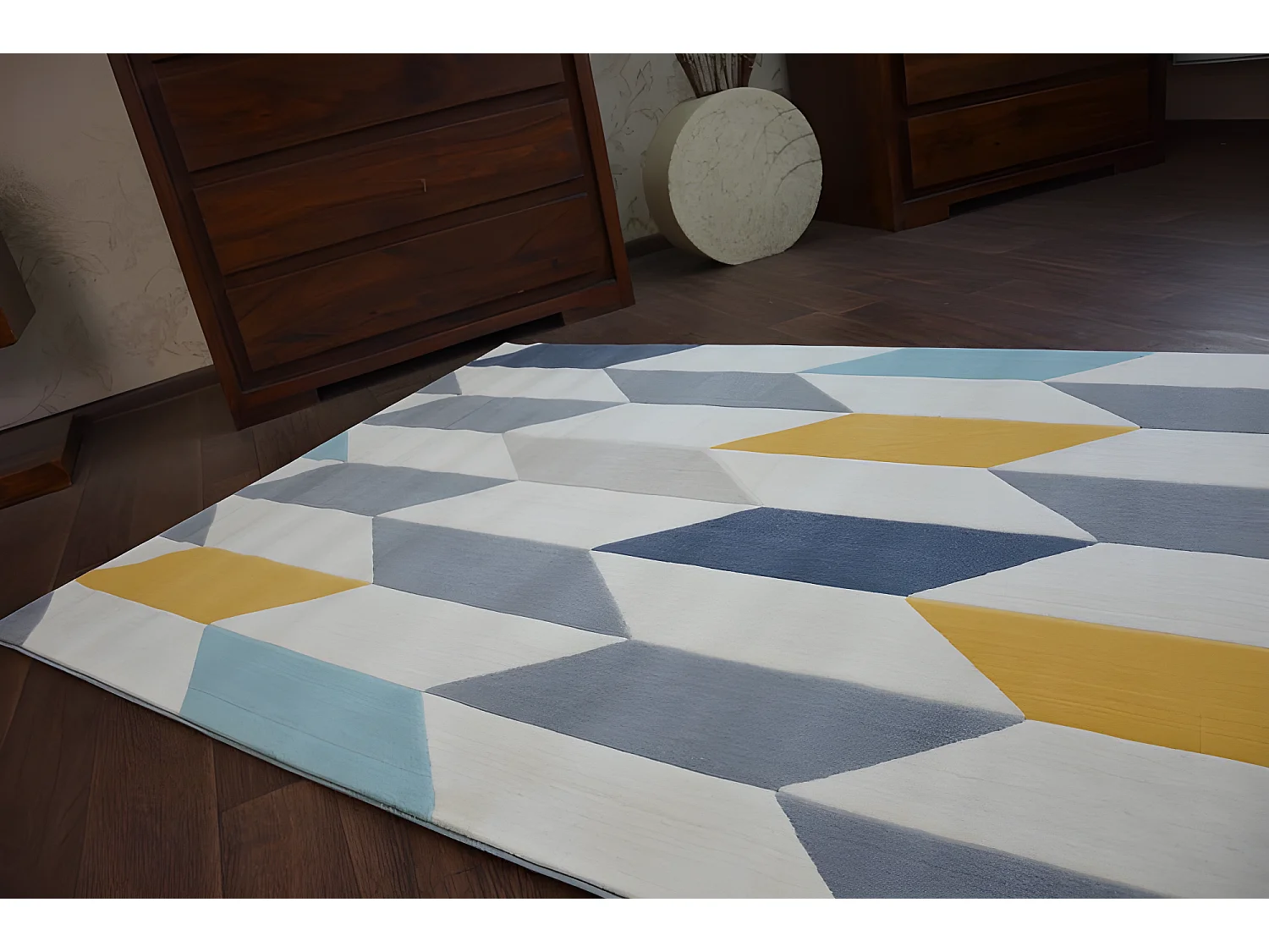 Tapijt SCANDI 18239/071 - RUIT 140x200 cm