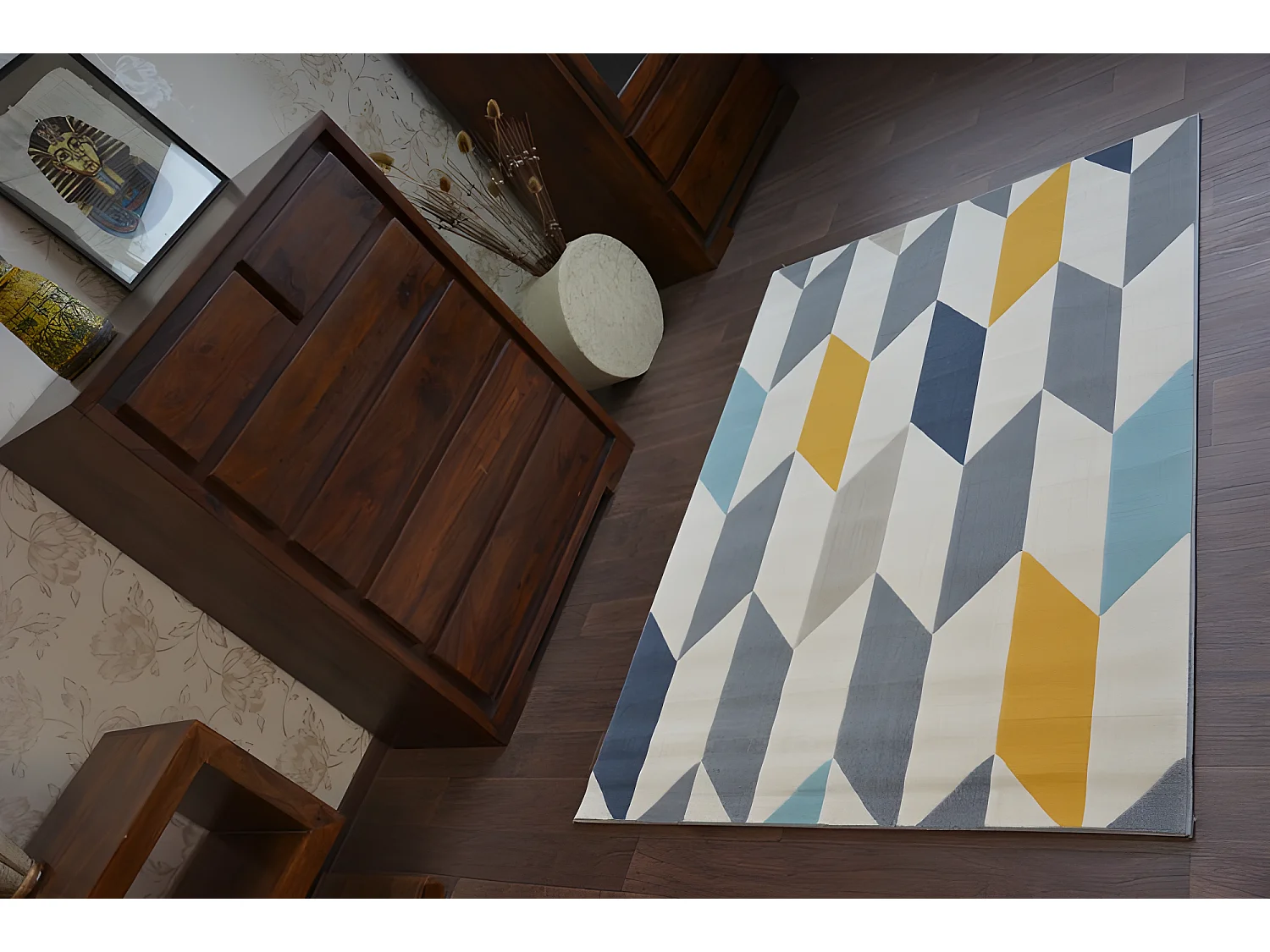 Tapijt SCANDI 18239/071 - RUIT 140x200 cm