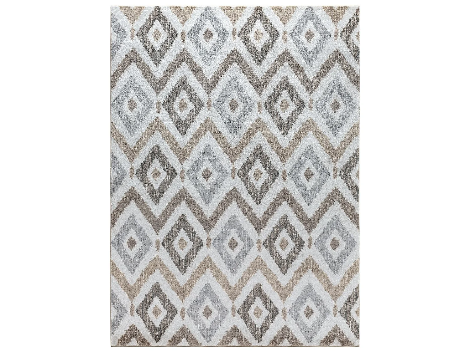 Tapijt SOFT 6024 RUIT , crème / beige / bruin 140x190 cm