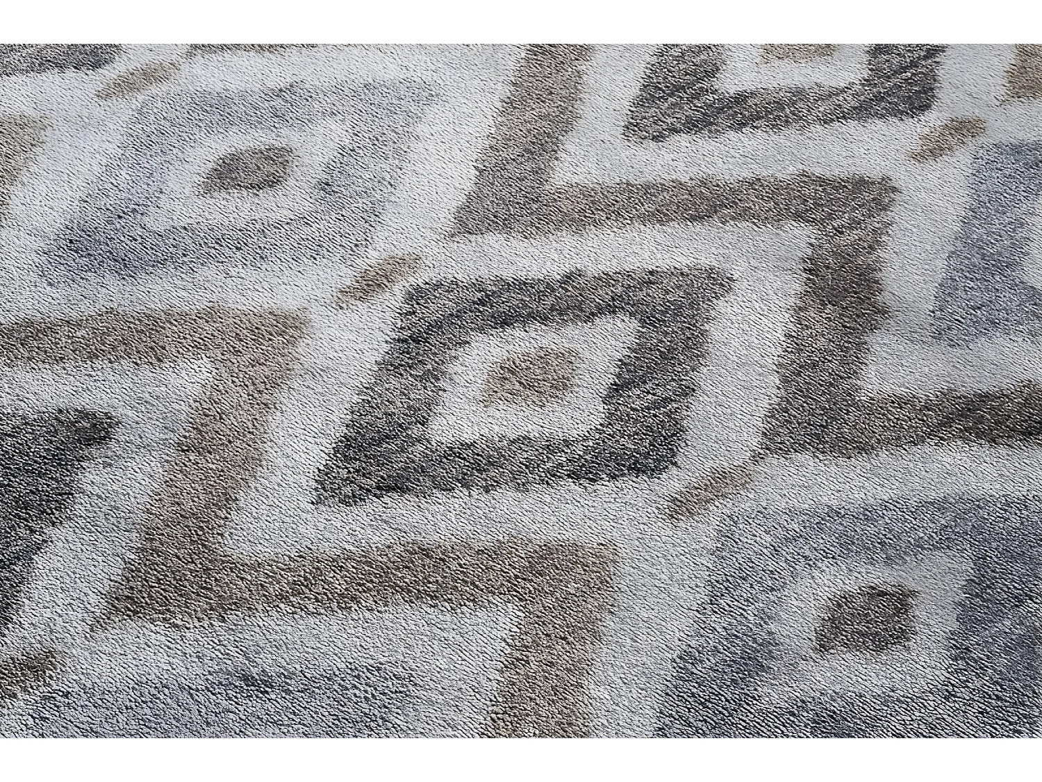 Tapijt SOFT 6024 RUIT , crème / beige / bruin 140x190 cm