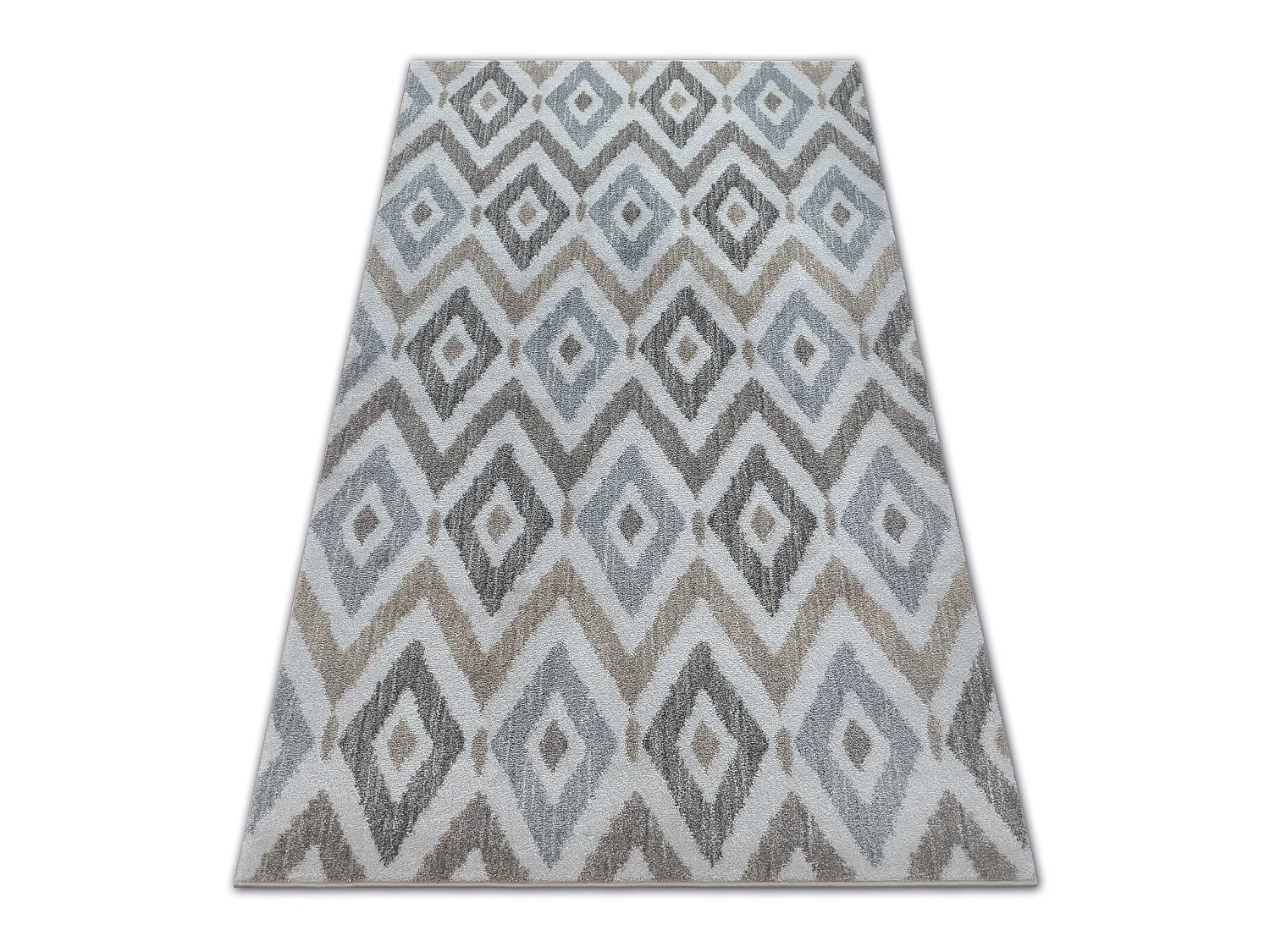 Tapis SOFT 6024 LOSANGES crème / beige et marron 140x190 cm