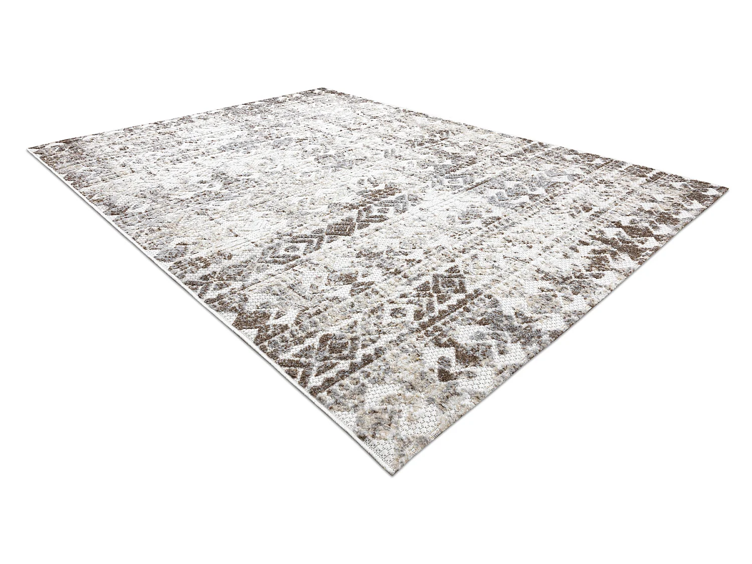 Tapijt Structureel SOLE D3732 Azteeks, diamanten Plat geweven, twee po 140x190 cm