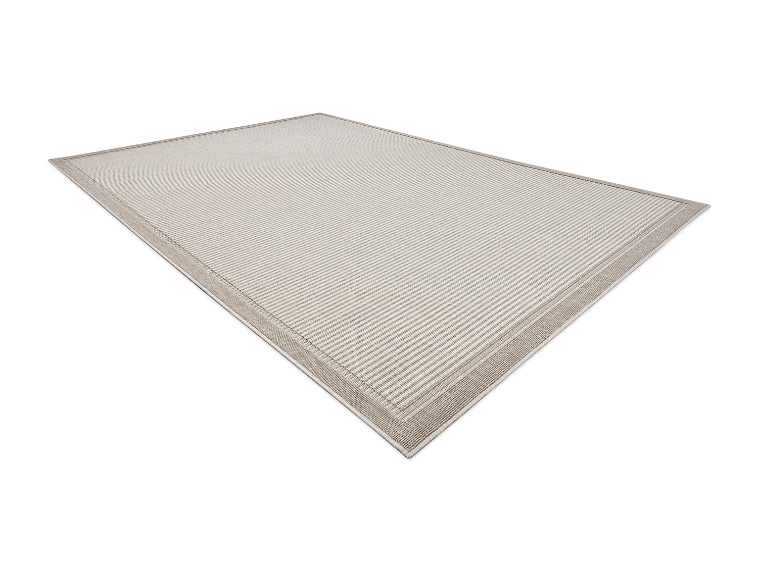 Tapijt SPRING 20411558 lijnen , kader Sisal , lus - beige  200x290 cm