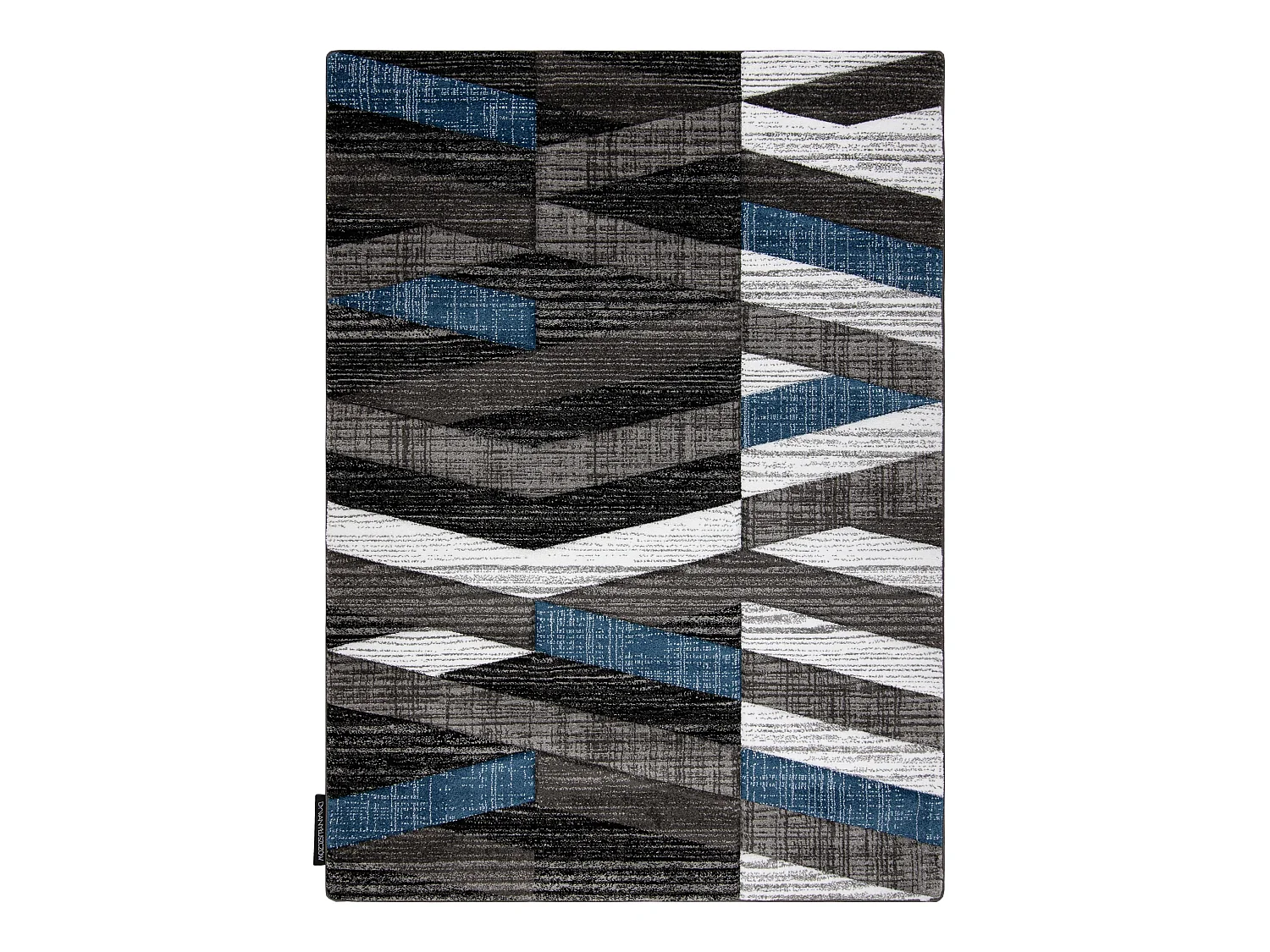 Tapijt ALTER Bax Strepen blauw 80x150 cm