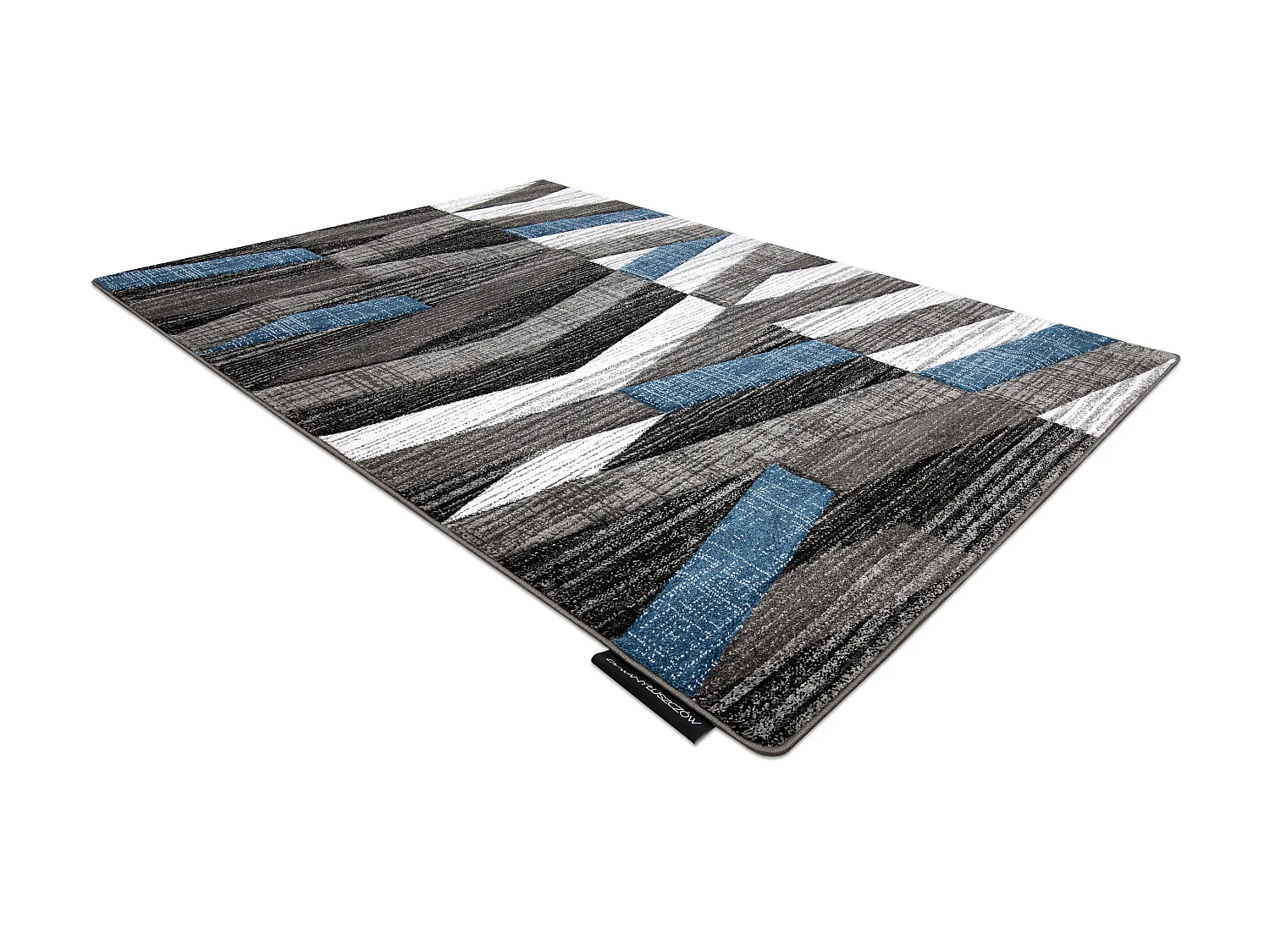 Tapijt ALTER Bax Strepen blauw 80x150 cm