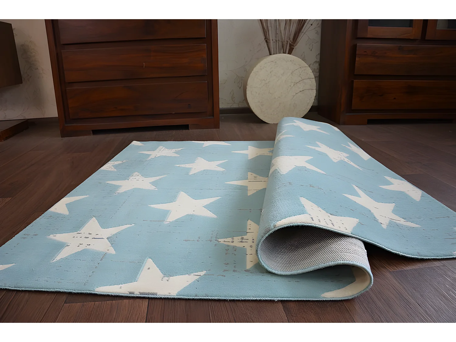 Tapis SCANDI 18209/031 - ÉTOILES 80x150 cm