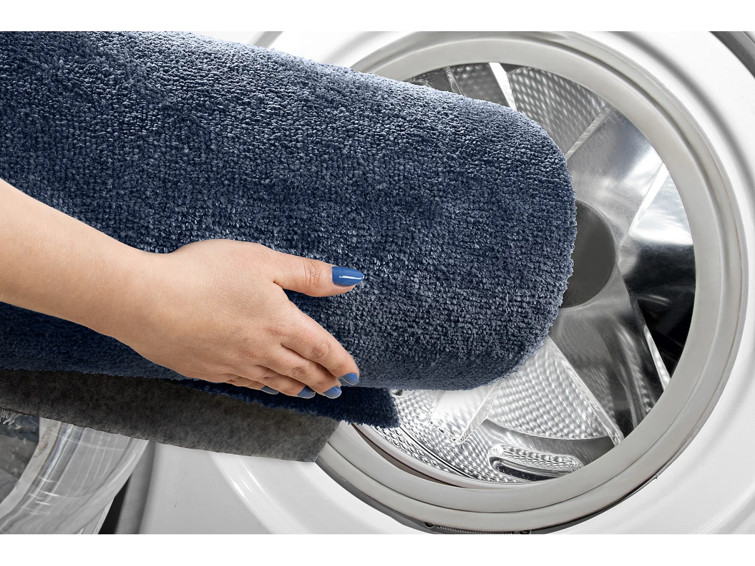 Tapis lavable CRAFT 71401099 doux - bleu 160x230 cm