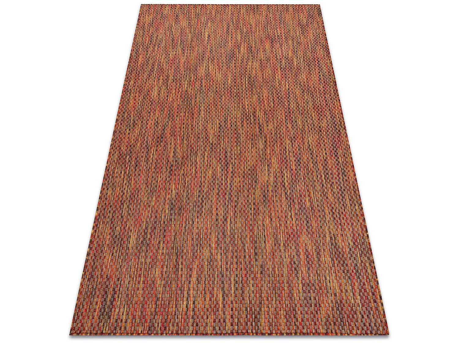 Tapijt FISY modern, SISAL 20774 Vierkant , melange , Rood 140x190 cm