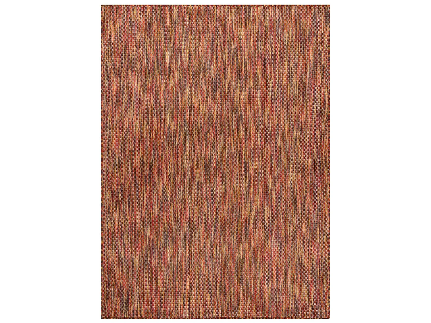 Moderno FISY tapis SIZAL 20774 Carrés, mélange rouge 140x190 cm
