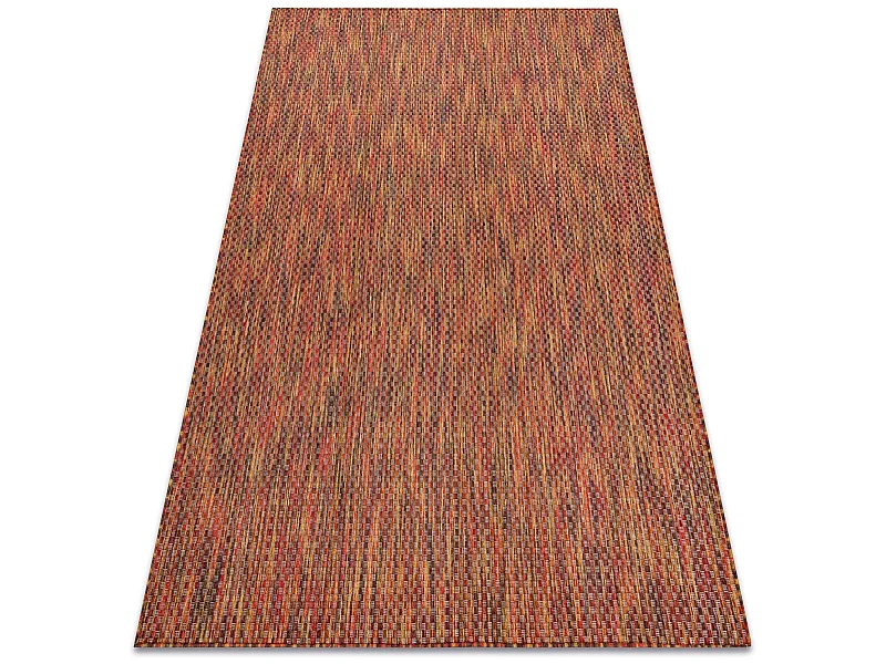 Moderno FISY tappeto SIZAL 20774 Piazze, melange rosso 140x190 cm