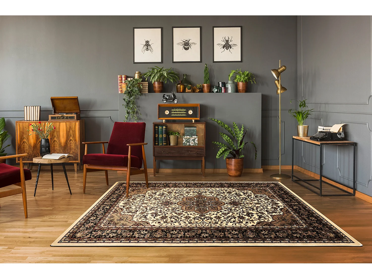 Tapijt ROYAL AGY patroon 0521 carmel  100x200 cm