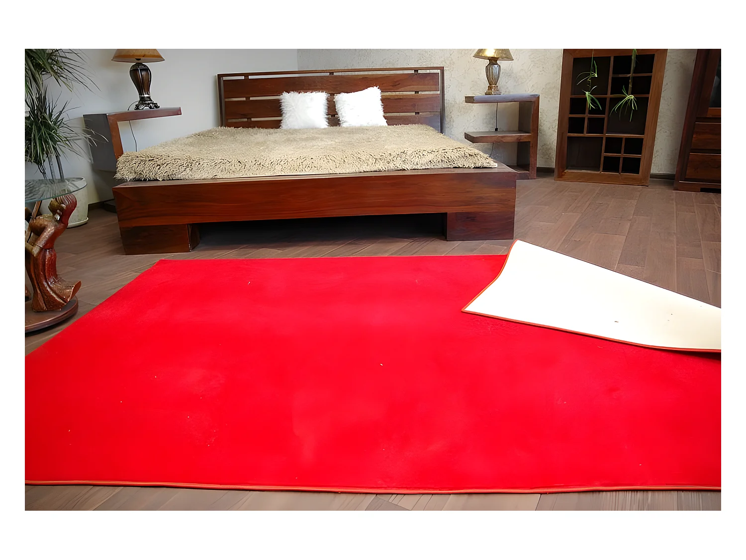 TAPIS - MOQUETTE ETON rose 150x200 cm