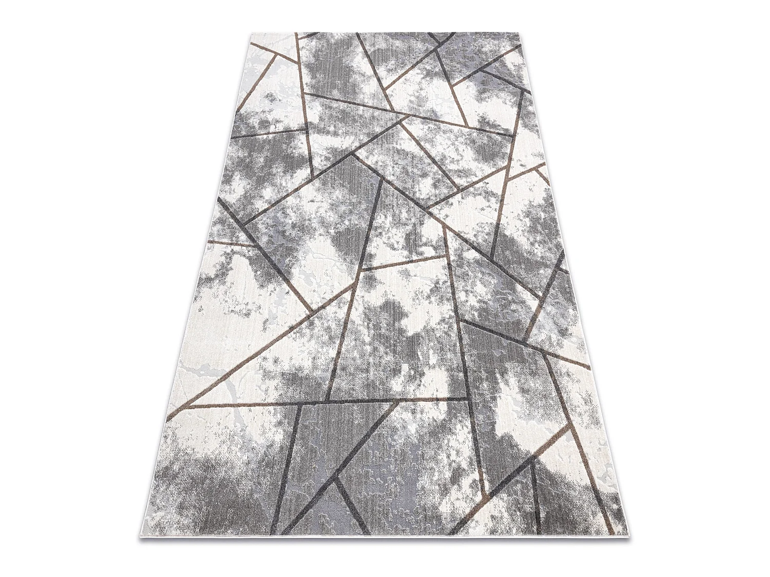 Tapis NOBLE moderne 1518 67 vintage, géométrique - Structural deux n 80x150 cm