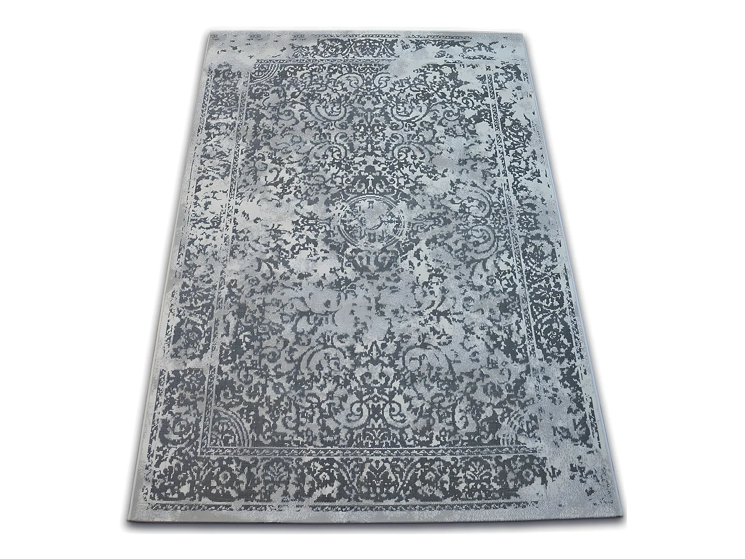 Tapijt Vintage 22208/356 grijskleuring rosette klassiek  140x200 cm