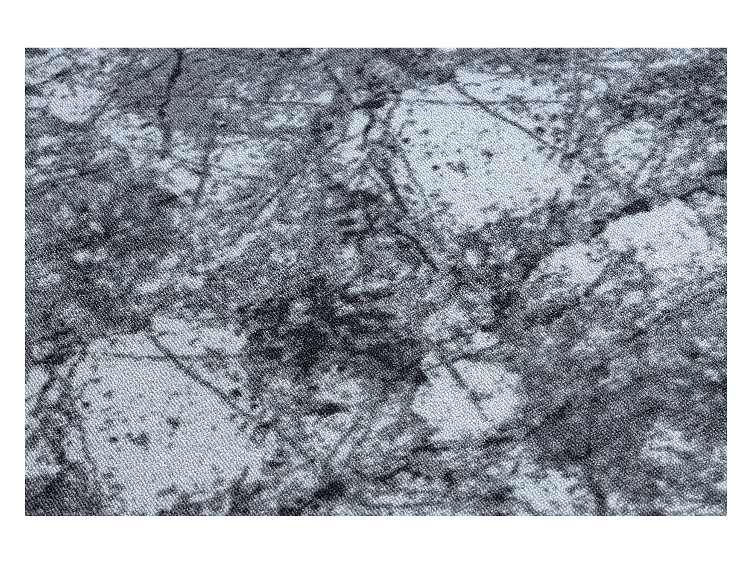 Tapis CONCRETE Béton gris 100x200 cm