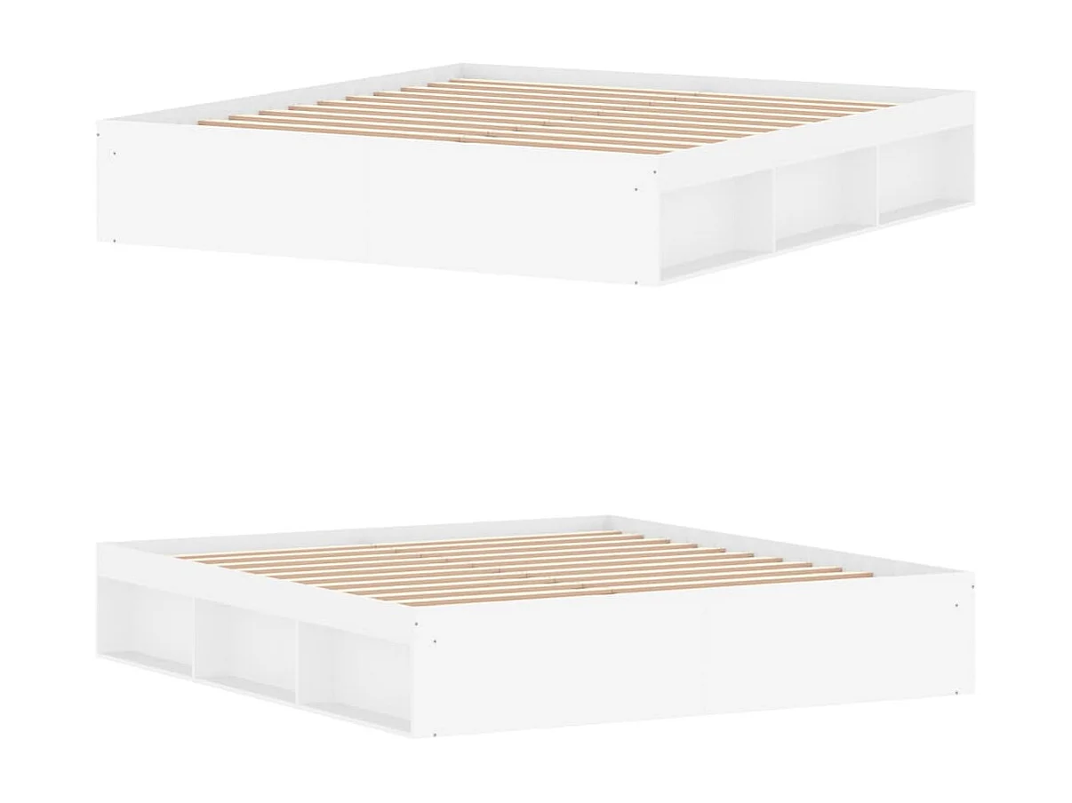 Lit-180x200 cm blanc super king EGGB17637