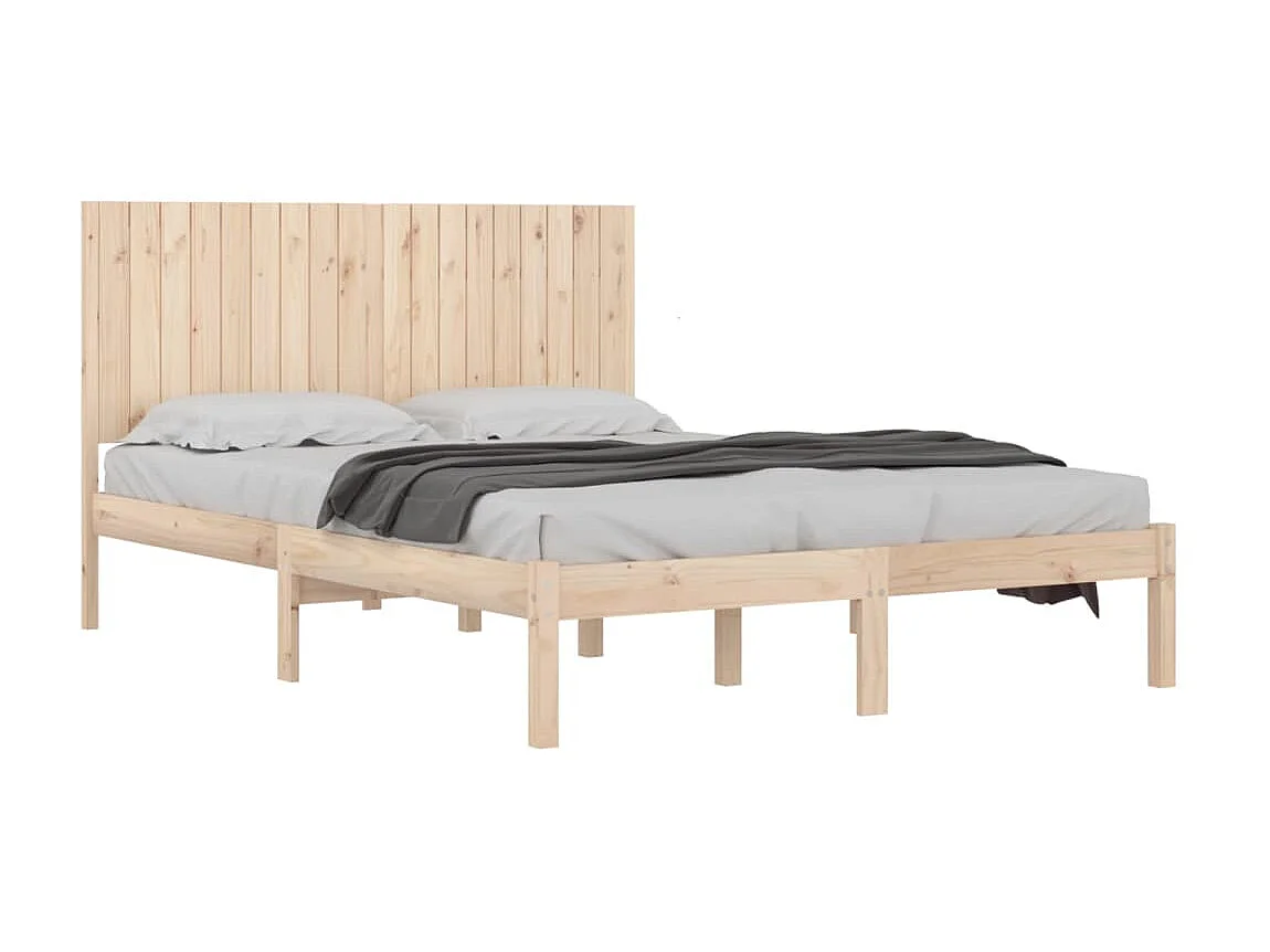 Lit-180x200 cm bois massif super king EGGB99318