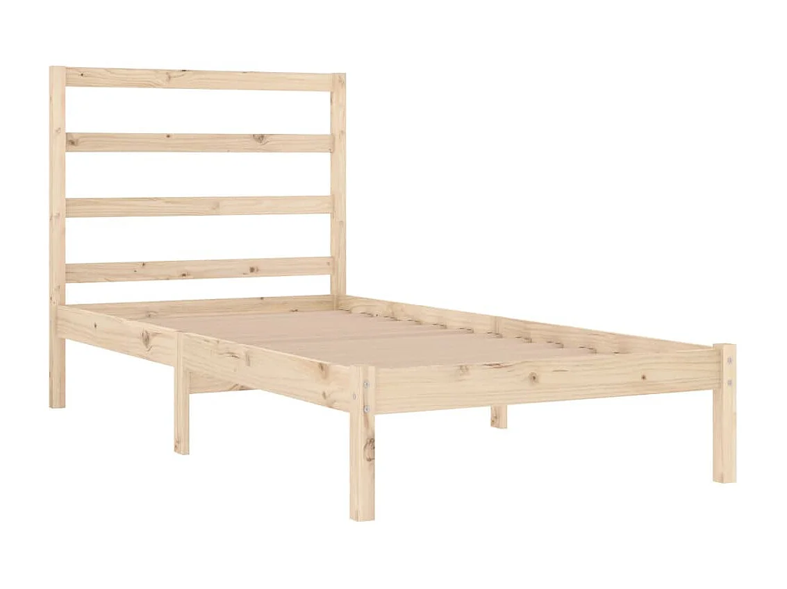 Cama 90 x 200 cm madeira de pinho maciça PT855705