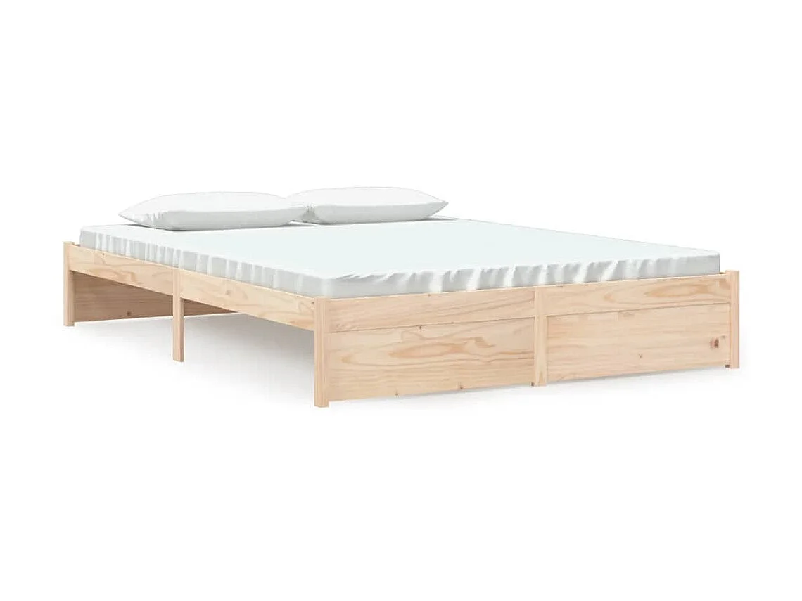 Lit-150x200 cm bois massif très grand EGGB33184