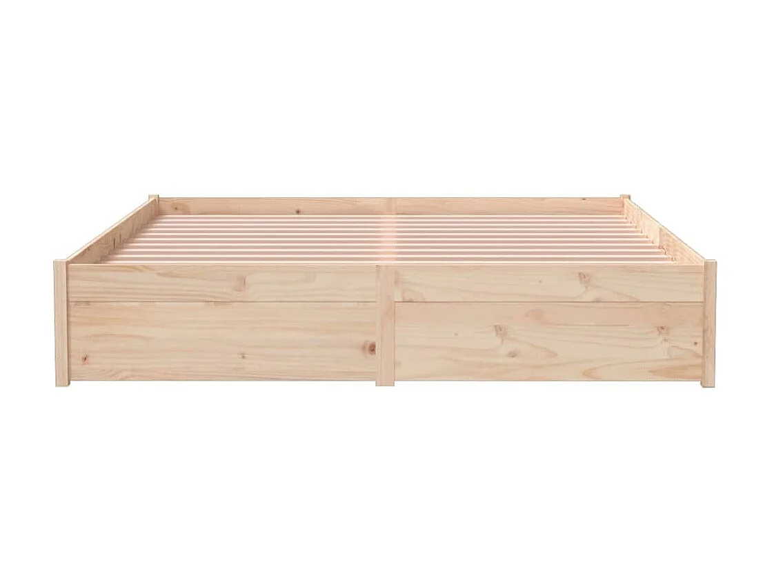 Lit-150x200 cm bois massif très grand EGGB33184