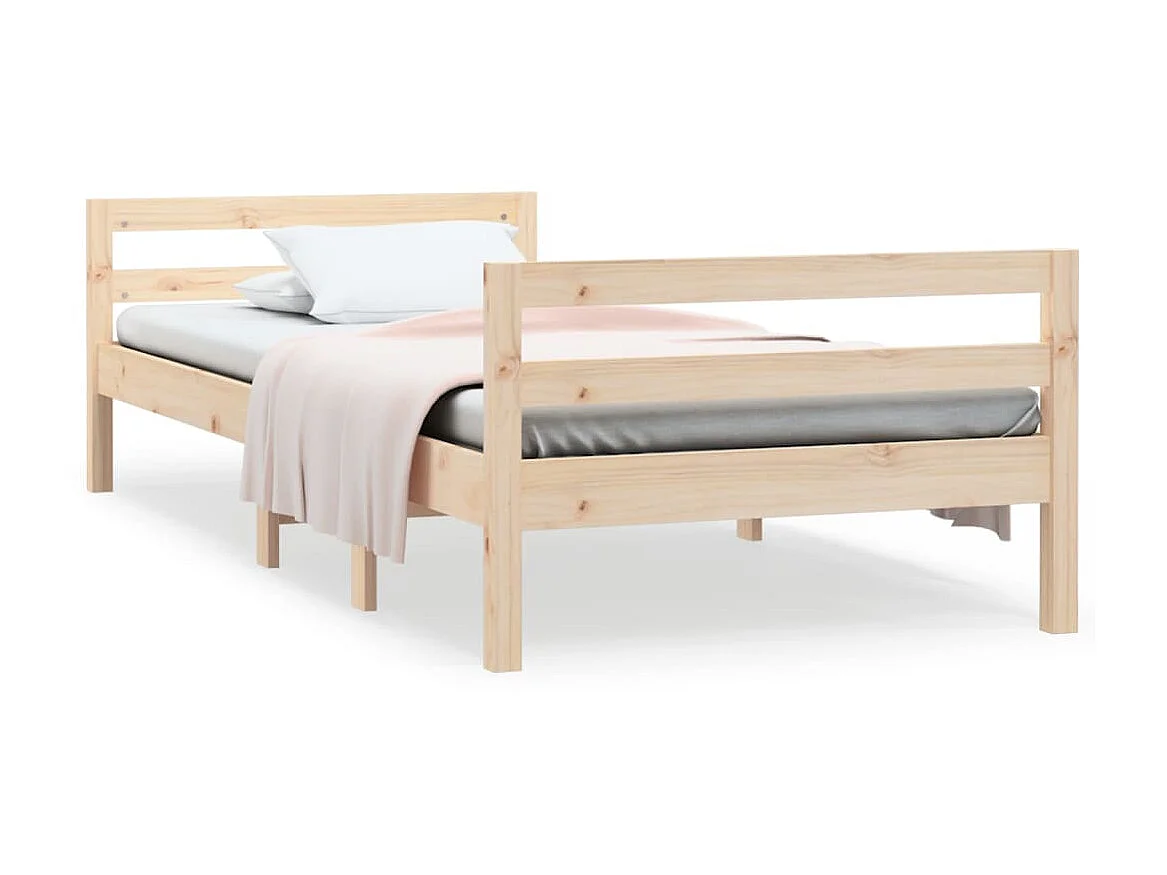 Bedframe massief grenenhout 80x200 cm NL67003