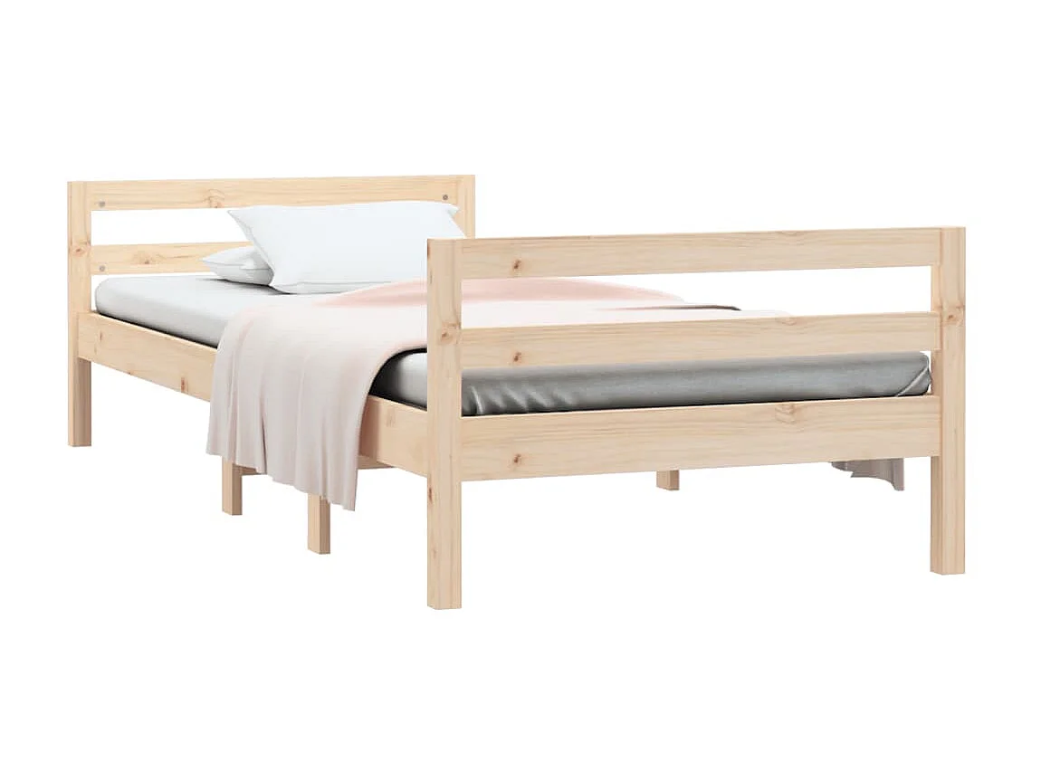 Bedframe massief grenenhout 80x200 cm NL67003
