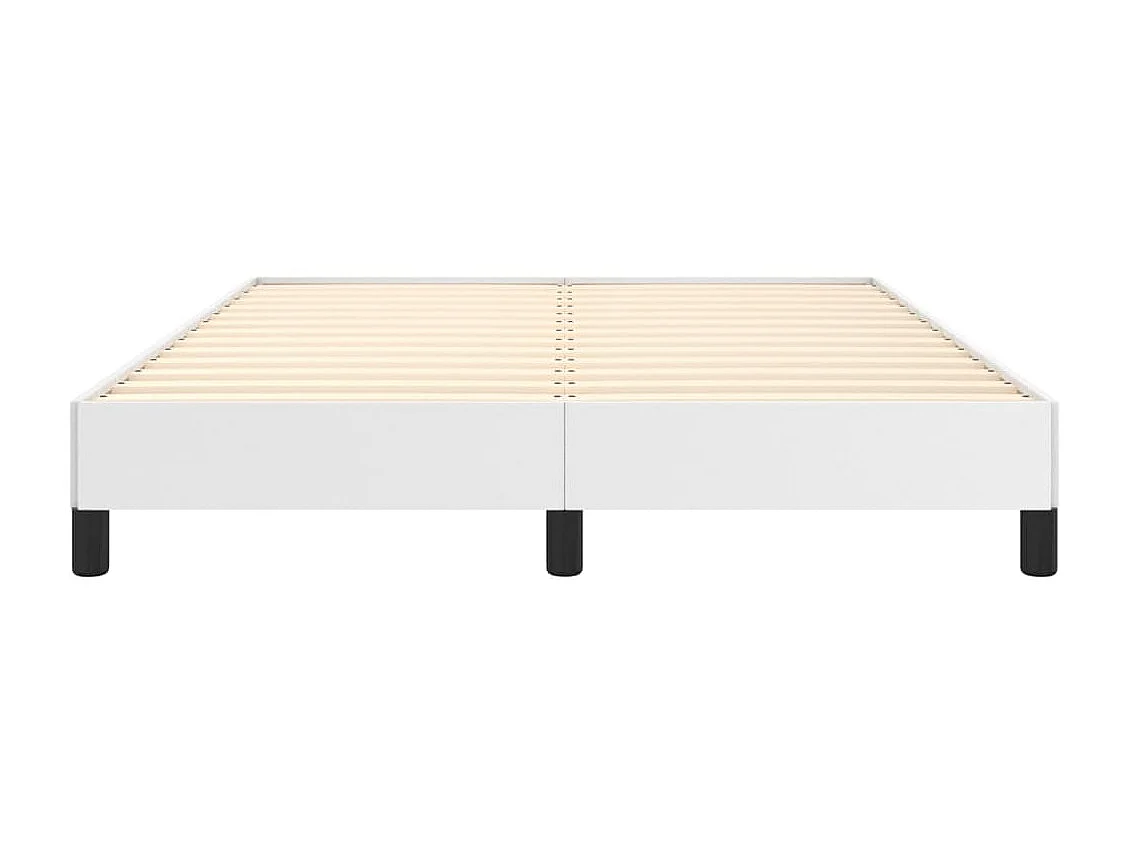 Bedframe kunstleer wit 140x190 cm NL74831