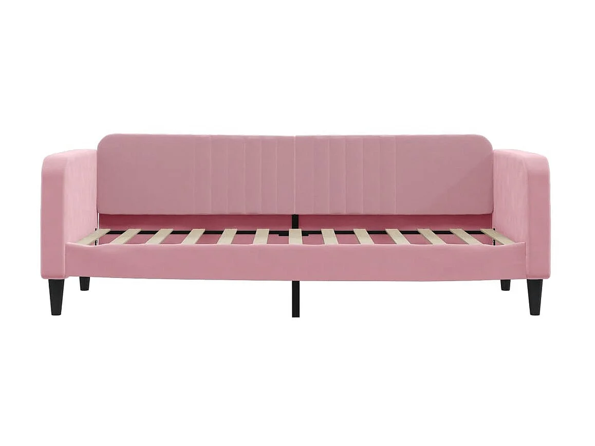 Lit-80x200 cm de repos rose velours EGGB39390