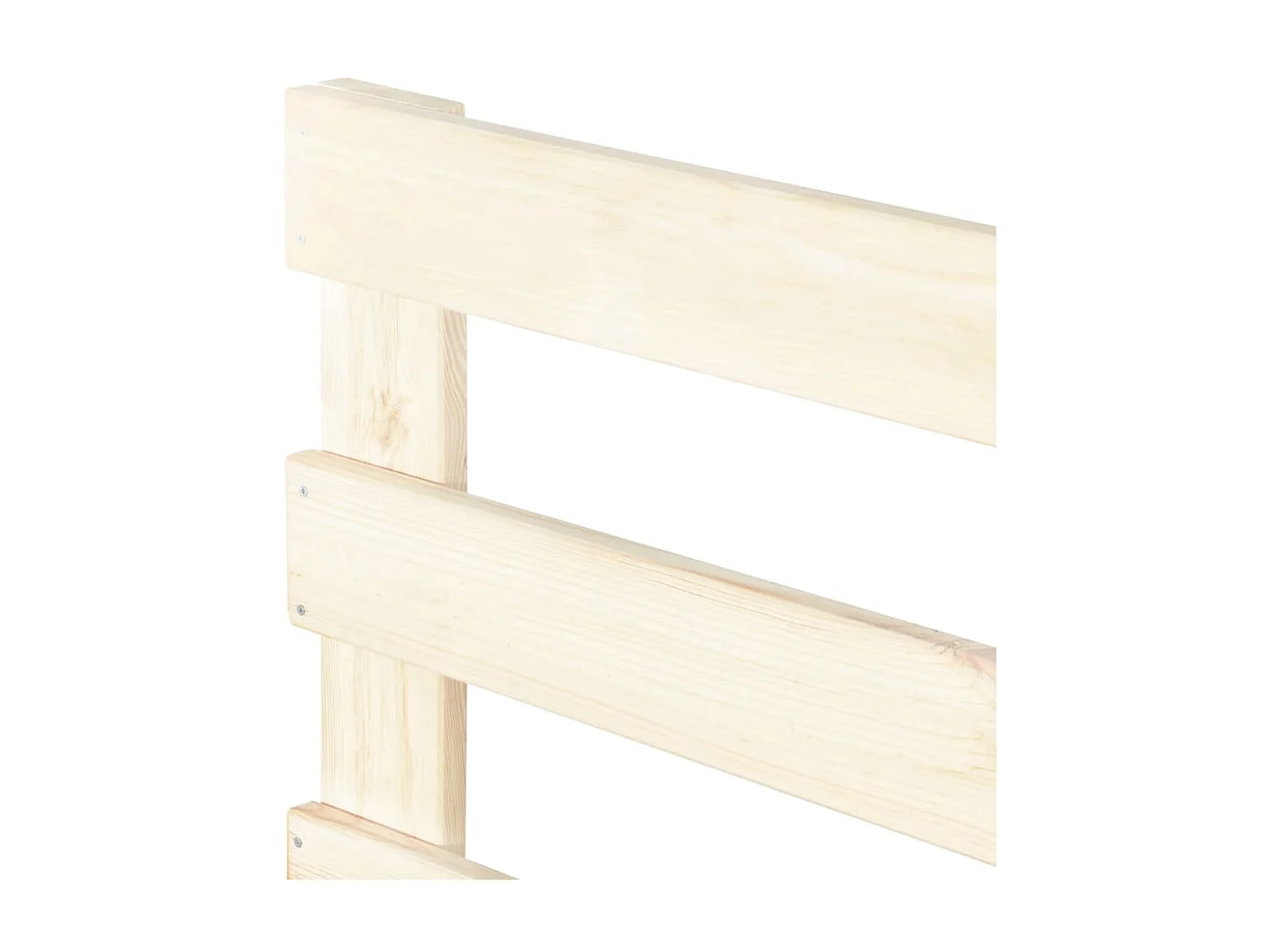 Cama 90x200 cm de palés madera maciza de pino ES14535