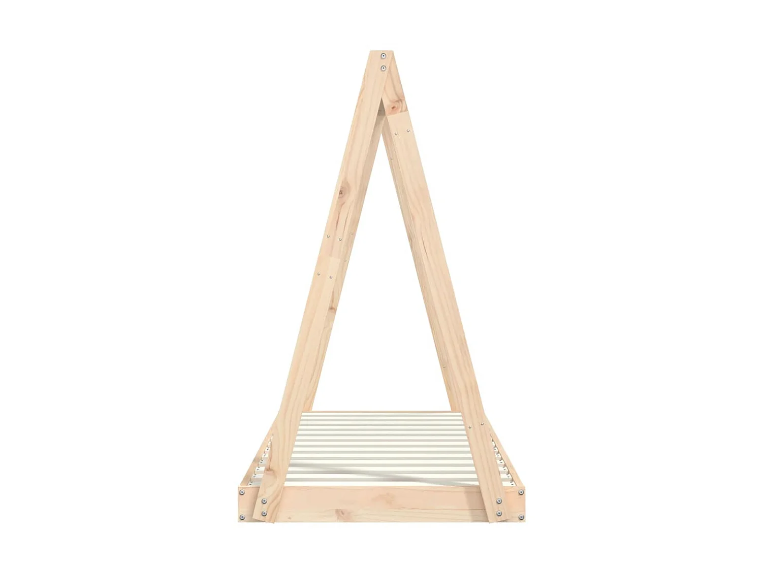 Cama 70x140 cm para niños madera maciza de pino ES57344