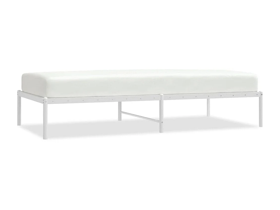 Lit-90x190 cm métal blanc EGGB68259
