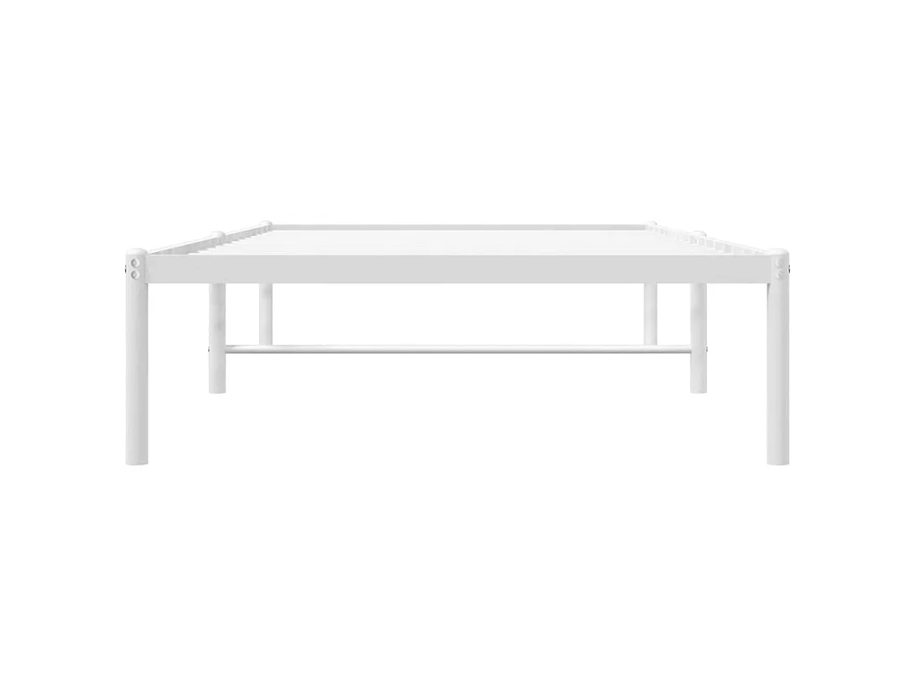 Lit-90x190 cm métal blanc EGGB68259