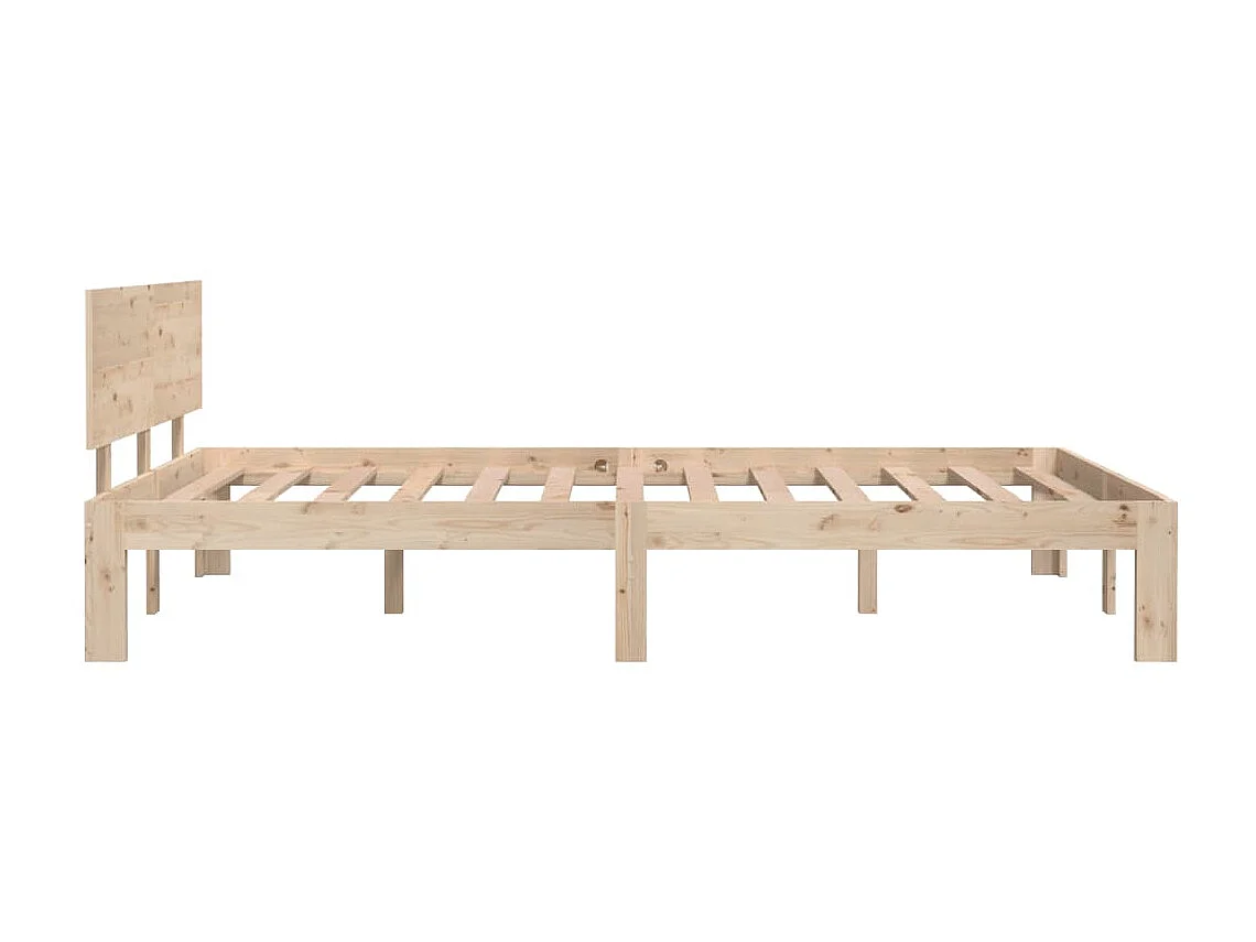 Lit-120x200 cm Bois de pin massif EGGB25652