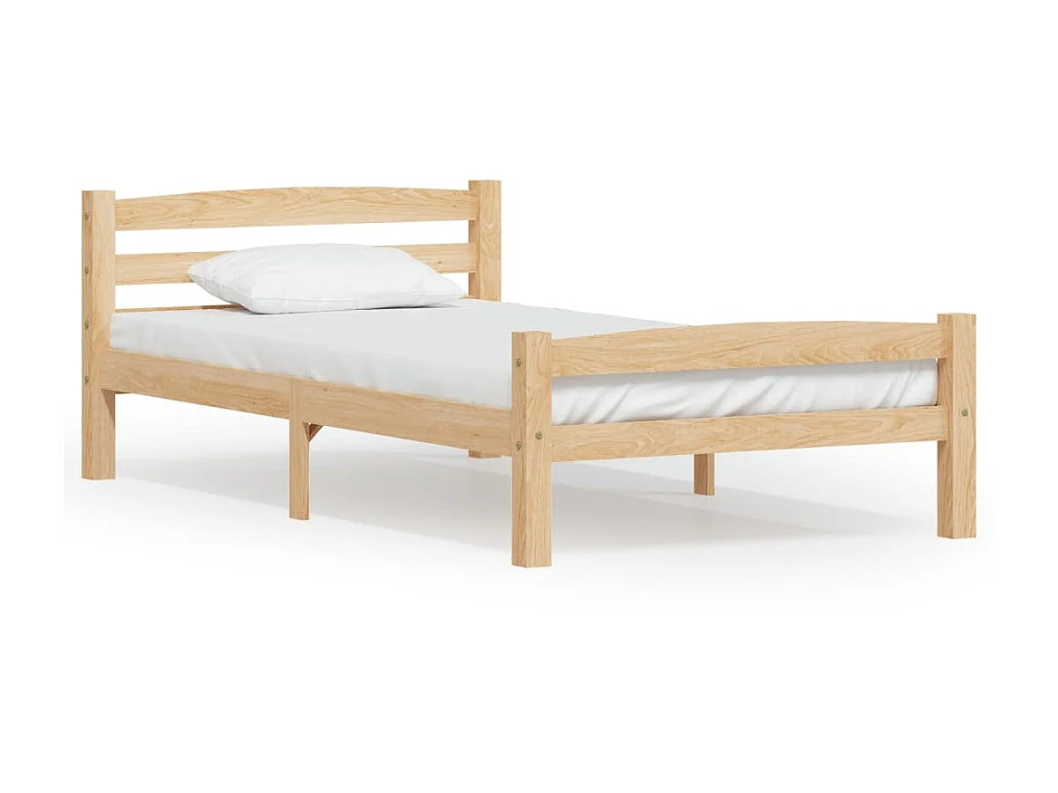 Cama 90x200 cm pinho maciço PT691430