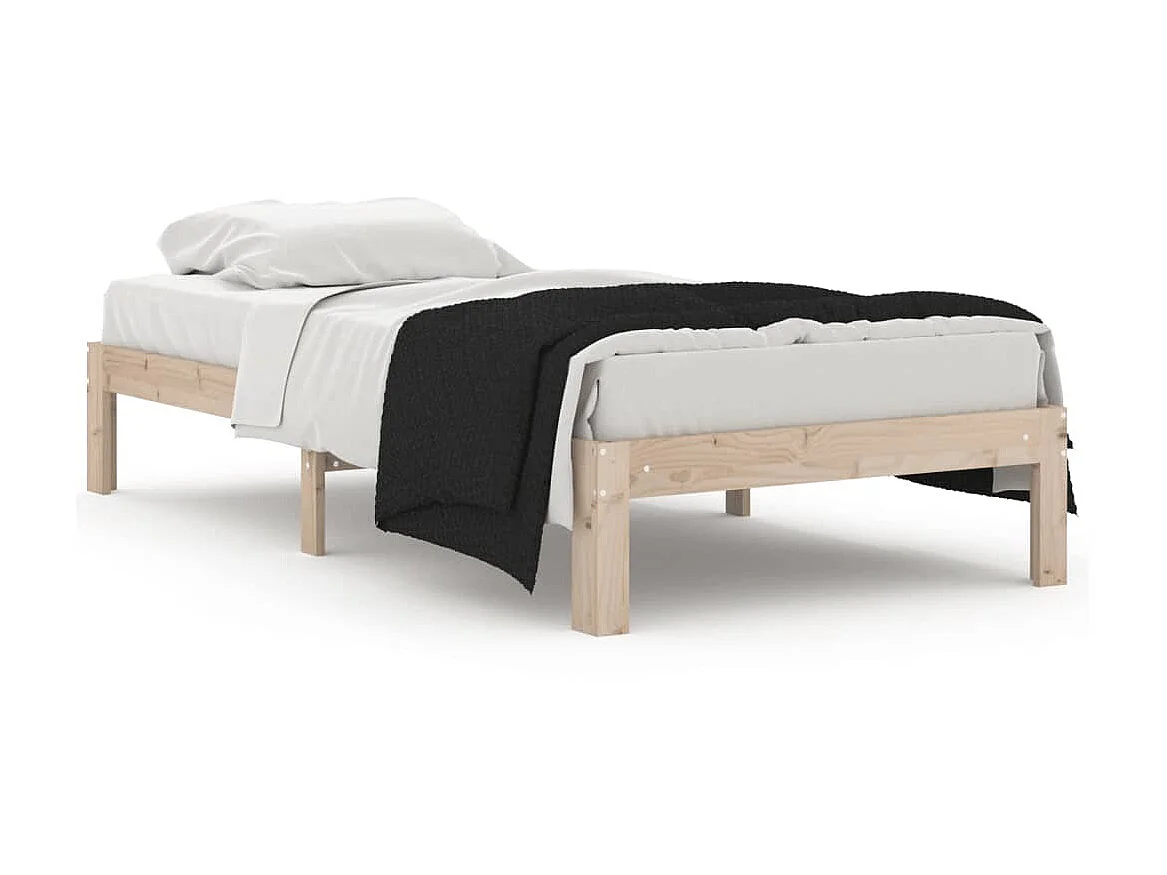 Lit-3FT Single bois massif simple EGGB80550