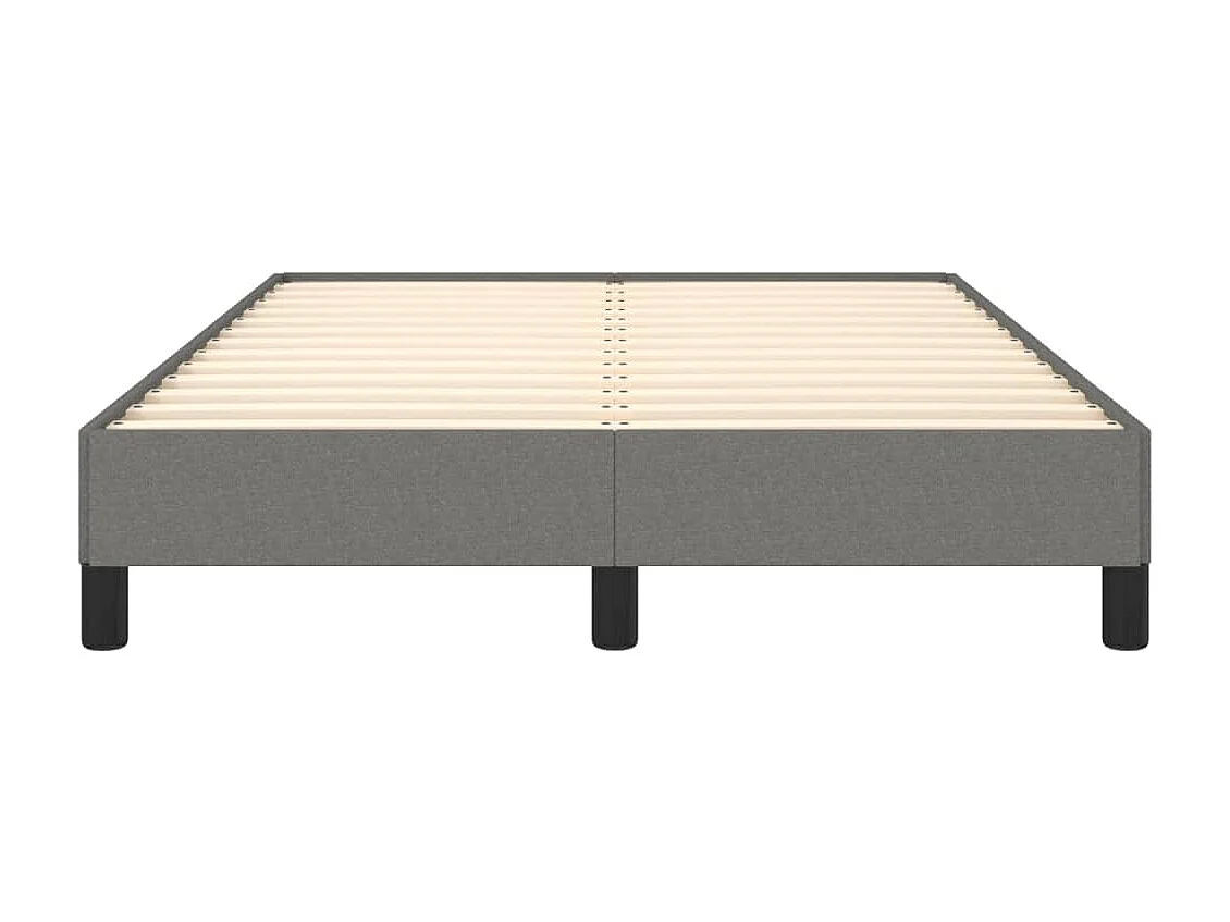 Cama 120x200 cm tecido cinzento-escuro PT715941