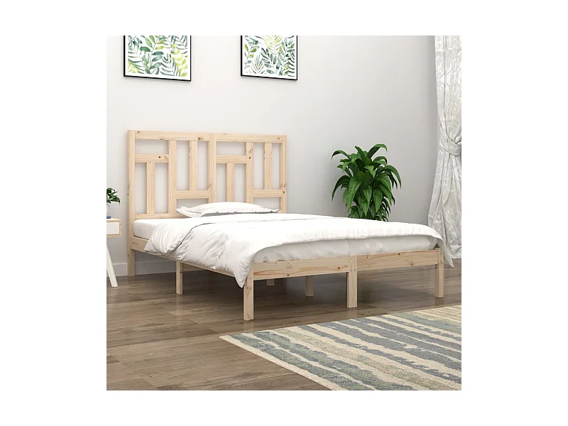 Bedframe massief grenenhout 140x190 cm NL89557