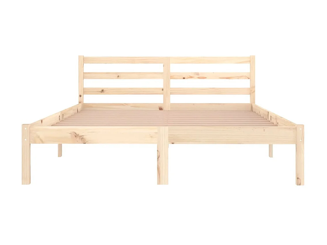Lit-140x200 cm Bois de pin massif EGGB79383