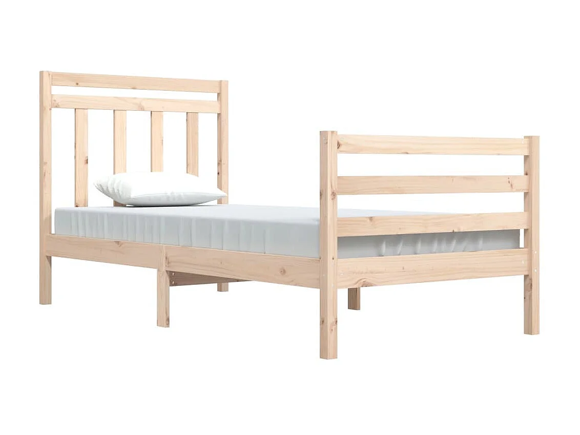 Lit-90x200 cm Bois massif EGGB46397