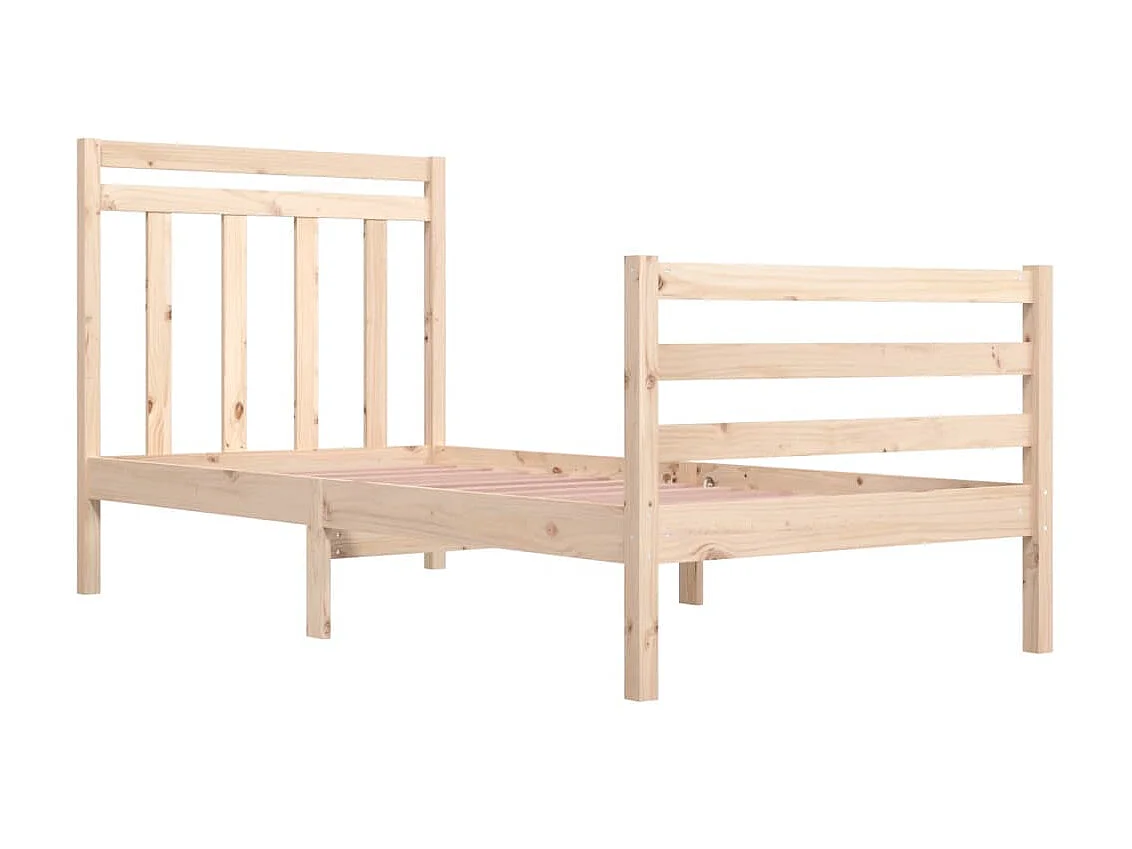 Lit-90x200 cm Bois massif EGGB46397